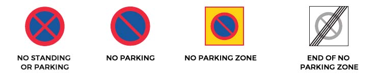 parking sign sweden