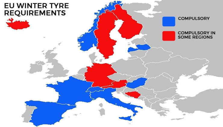 EU winter tyre requirements